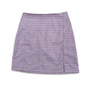 Pink Plaid Brandy Melville Mini Skirt